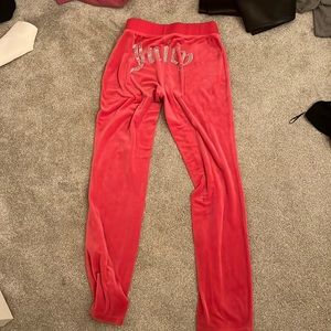 Juicy Couture - OG Big Bling Velour Trackpants